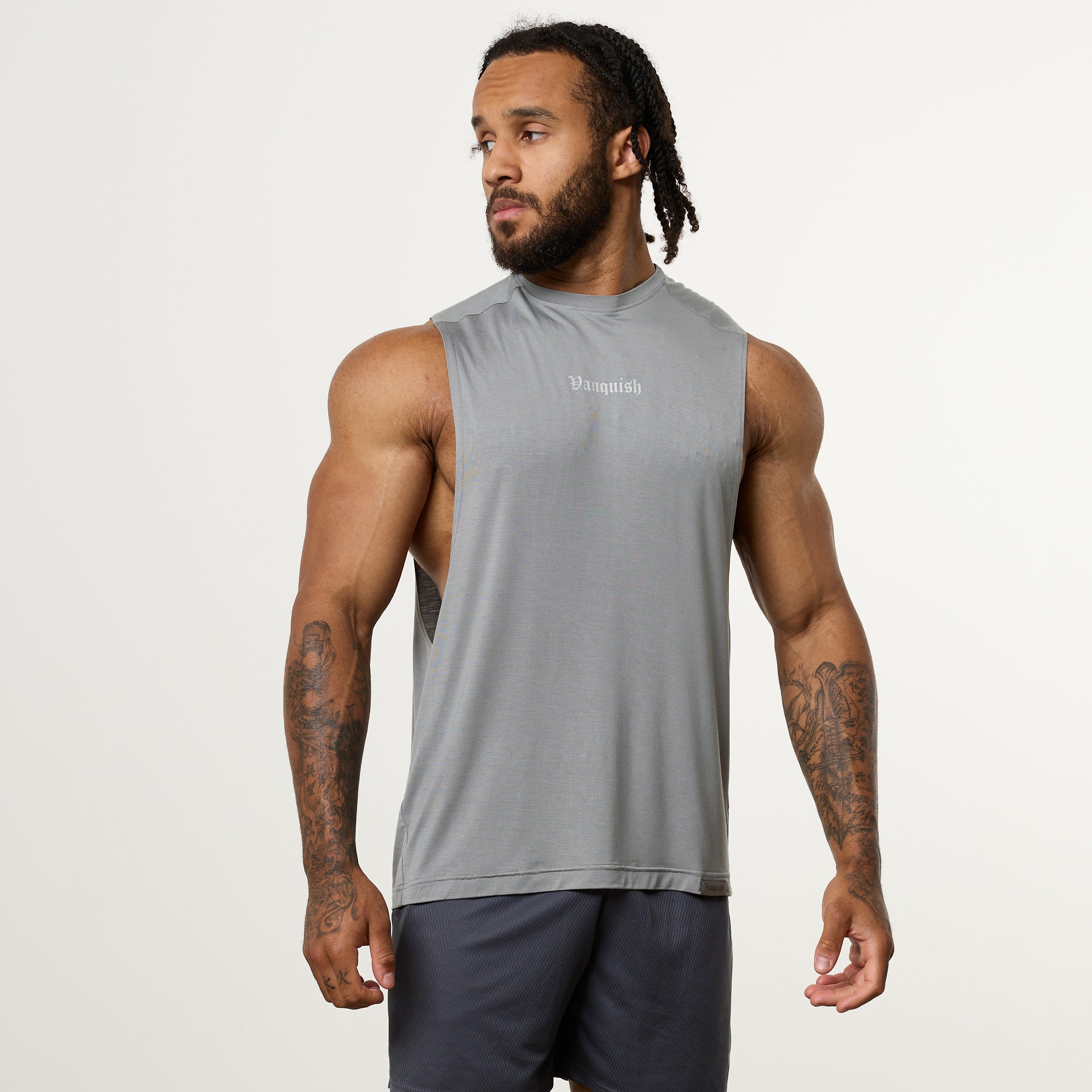VANQUISH FITNESS Ultra Softモデル スティールグレー オーバー
