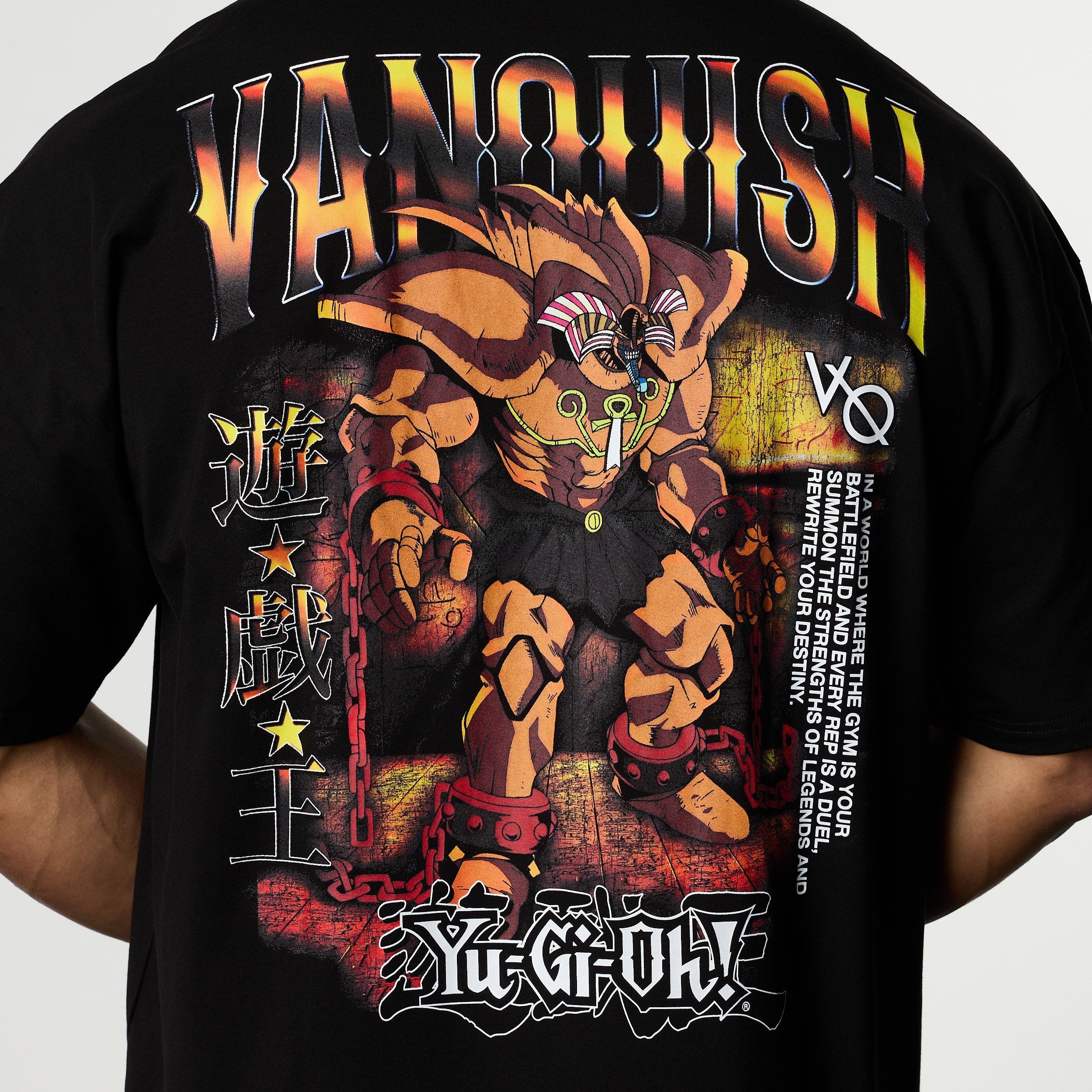 VANQUISH FITNESS 遊戯王モデル エクゾディア ブラック オーバーサイズ