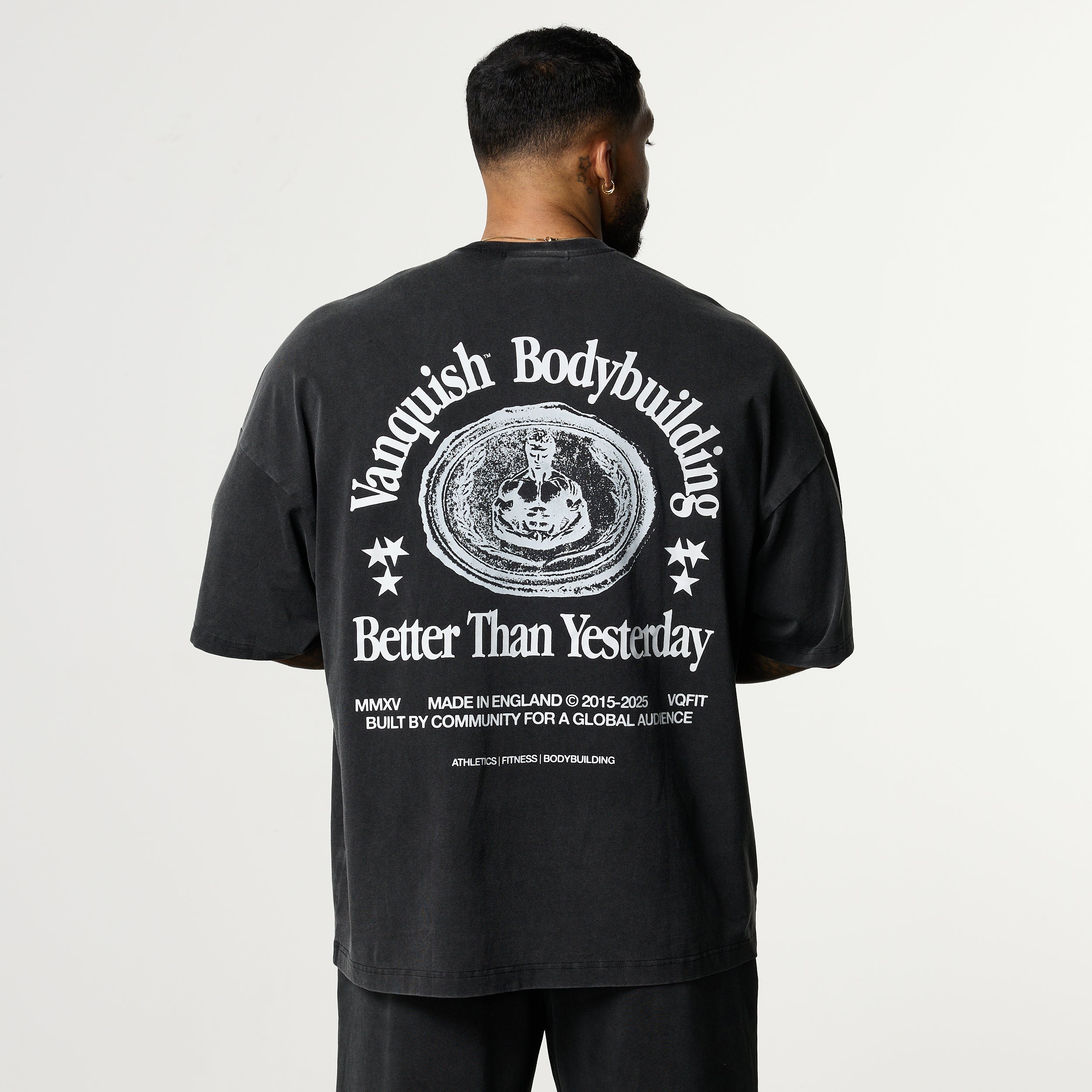 VANQUISH FITNESS Heritageモデル ブラック ボクシー オーバーサイズT