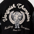 VANQUISH CHAMPION BLACK VARSITY JACKET 4枚目の画像