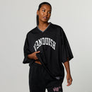 Varsity Black Oversized Boxy Football Jersey 7枚目の画像
