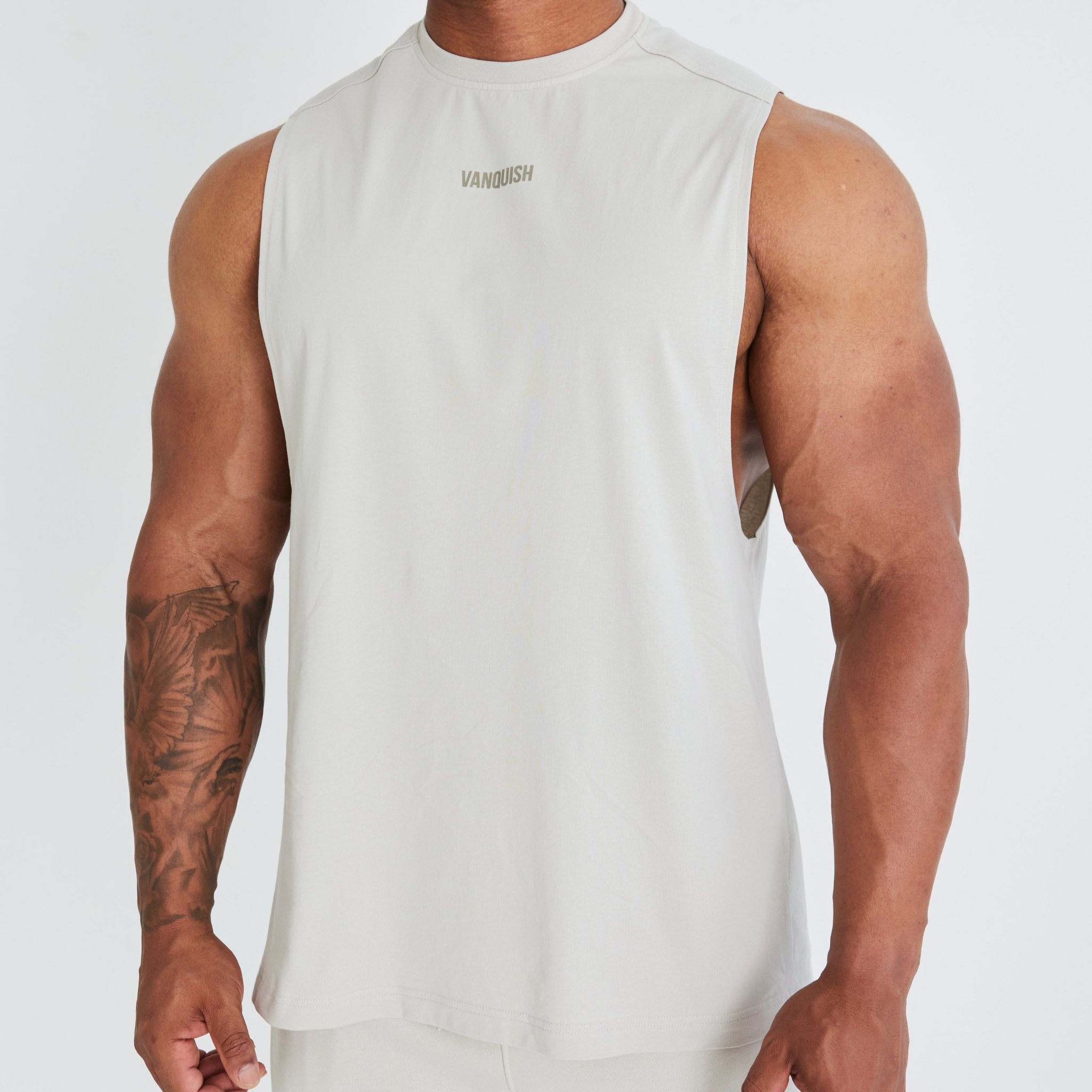XXXLのみ】VANQUISH FITNESS Essentialモデル ベージュ オーバーサイズ 