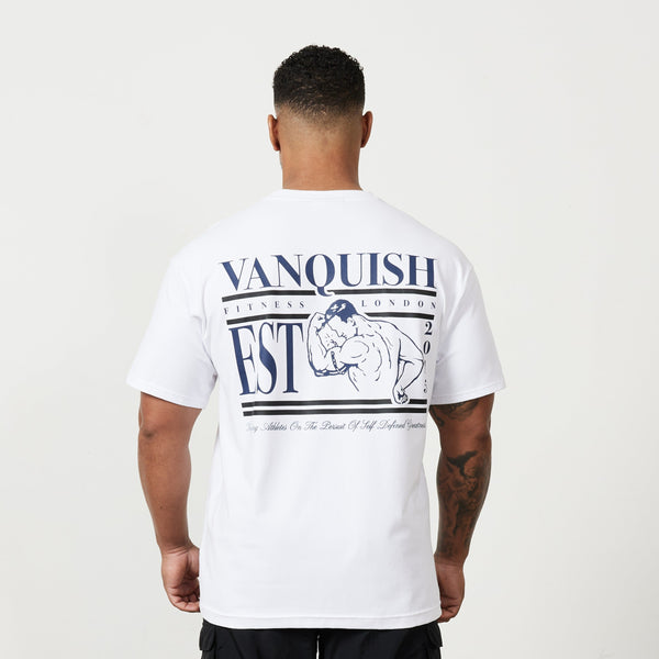 Vanquish TSP White Muscle Oversized T Shirt 1枚目の画像