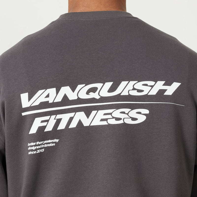 Vanquish Speed Charcoal Grey Oversized Sweater 3枚目の画像