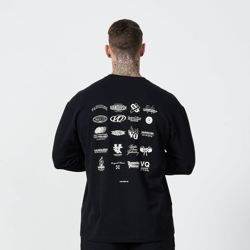 Vanquish TSP Black 2023 Collective Long Sleeve Oversized T Shirt 4枚目の画像