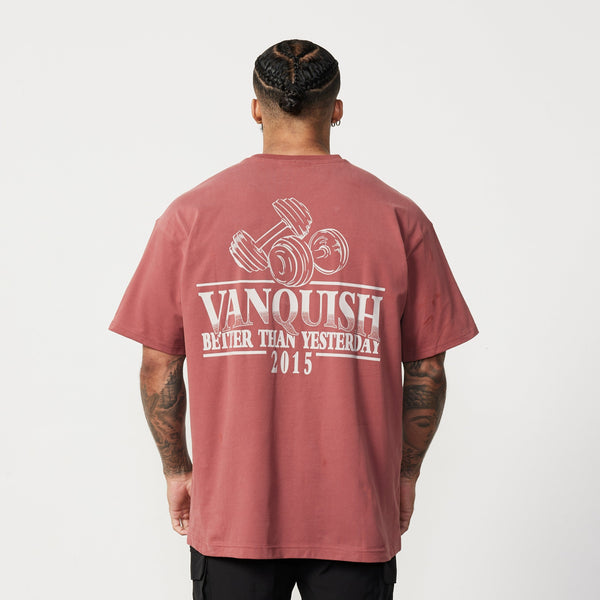 Vanquish TSP Chalk Red Western Oversized T Shirt 2枚目の画像