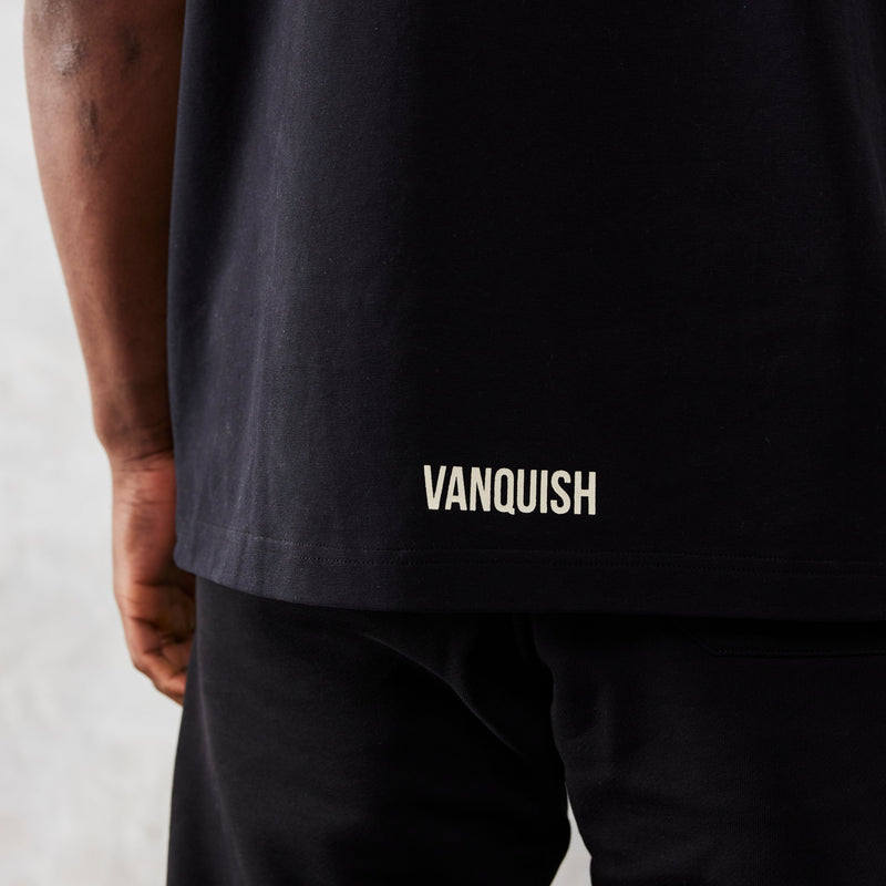 VANQUISH FITNESS TSPモデル ブラック ドーベルマン オーバーサイズ Tシャツ 国内発送 4枚目の画像