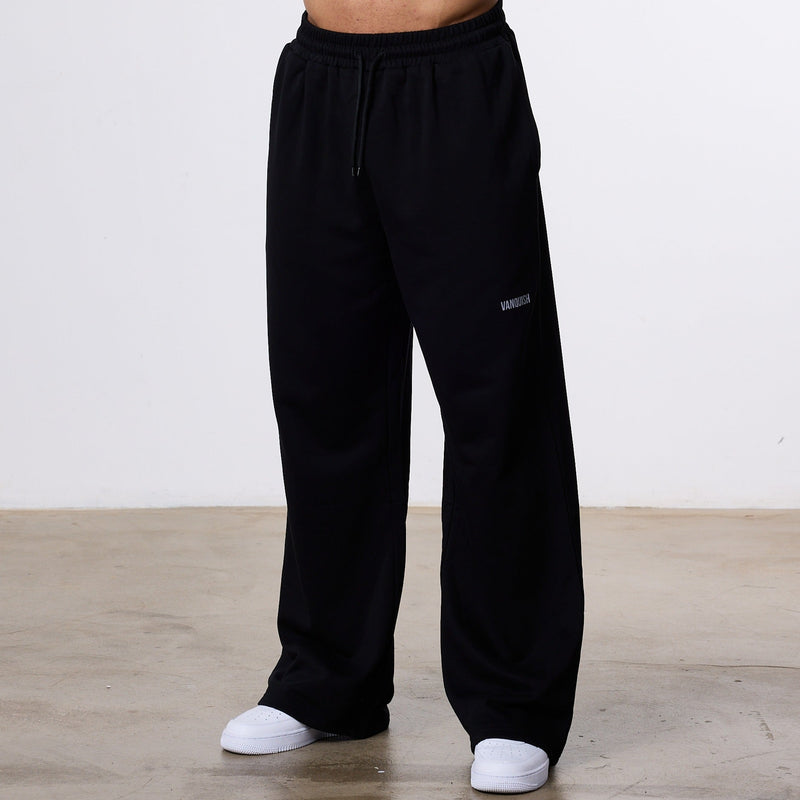 Vanquish Essential Black Straight Leg Sweatpants 1枚目の画像