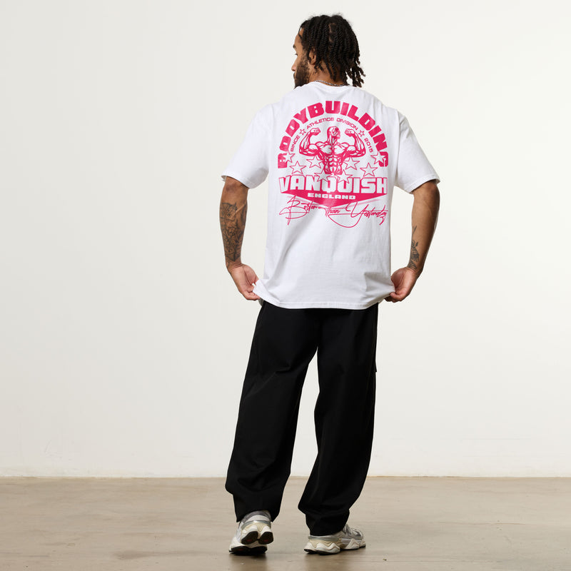 Vanquish Revolve Triumph Limited Pink Oversized T Shirt 3枚目の画像