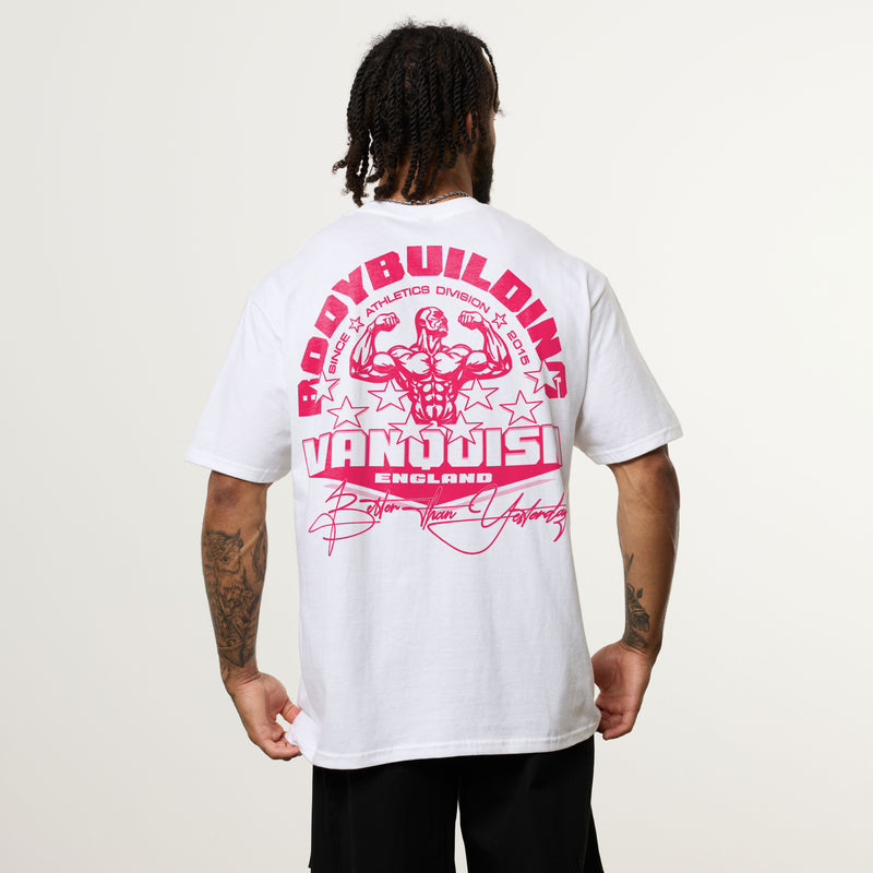 Vanquish Revolve Triumph Limited Pink Oversized T Shirt 1枚目の画像
