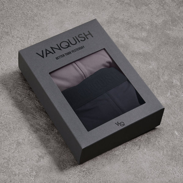 Vanquish Black / Grey 2 Pack Boxers 1枚目の画像