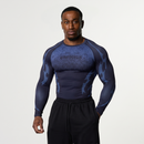 TRIBAL COMPRESSION NAVY LONG SLEEVE T SHIRT 1枚目の画像