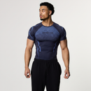 TRIBAL COMPRESSION NAVY SHORT SLEEVE T SHIRT 1枚目の画像
