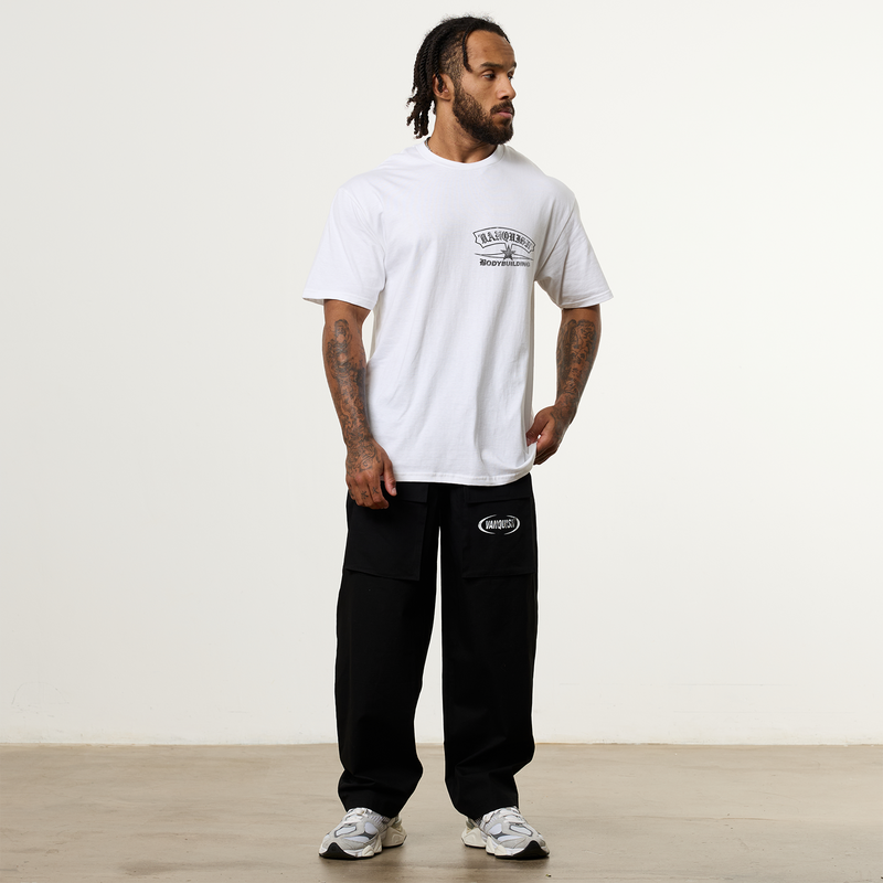 REVOLVE CALI BANNER GRUNGE WHITE OVERSIZED TEE 4枚目の画像