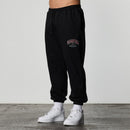 CONQUEST BLACK OVERSIZED SWEATPANTS 1枚目の画像