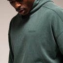 WASHED GREEN OVERSIZED PULLOVER HOODIE 5枚目の画像