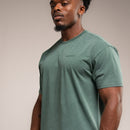 WASHED GREEN OVERSIZED T SHIRT 3枚目の画像