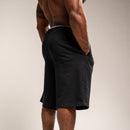 BADGE BLACK HEAVYWEIGHT OVERSIZED LONG LENGTH SHORTS 2枚目の画像
