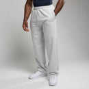 EVOLVE LIGHT GREY MARL OVERSIZED CUFFED SWEATPANTS 1枚目の画像
