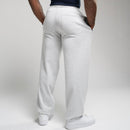 EVOLVE LIGHT GREY MARL OVERSIZED CUFFED SWEATPANTS 2枚目の画像