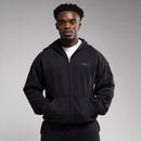 EVOLVE BLACK OVERSIZED FULL ZIP HOODIE 1枚目の画像