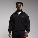 EVOLVE BLACK OVERSIZED 1/4 ZIP SWEATER 1枚目の画像