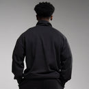 EVOLVE BLACK OVERSIZED 1/4 ZIP SWEATER 2枚目の画像