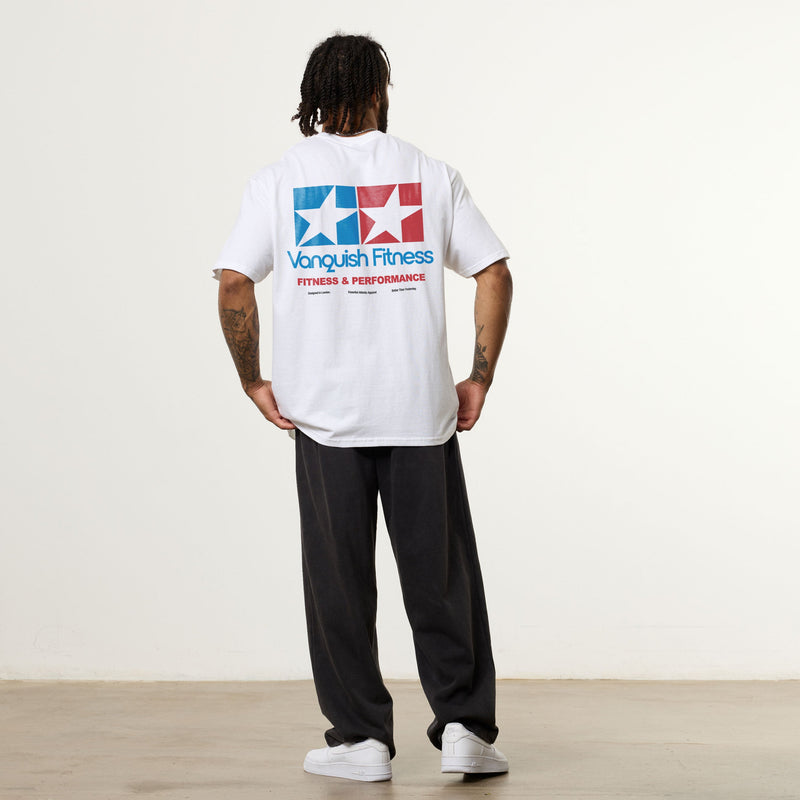 REVOLVE DUAL STAR WHITE OVERSIZED TEE 3枚目の画像
