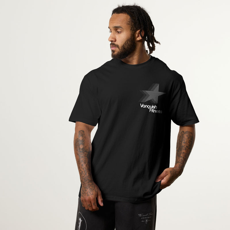 REVOLVE DUAL STAR BLACK OVERSIZED TEE 2枚目の画像