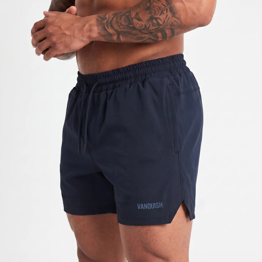 EVOLVE NAVY 4" PERFORMANCE SHORT 1枚目の画像