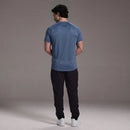 EVOLVE BLUE GREY SLIM FIT PERFORMANCE T SHIRT 4枚目の画像