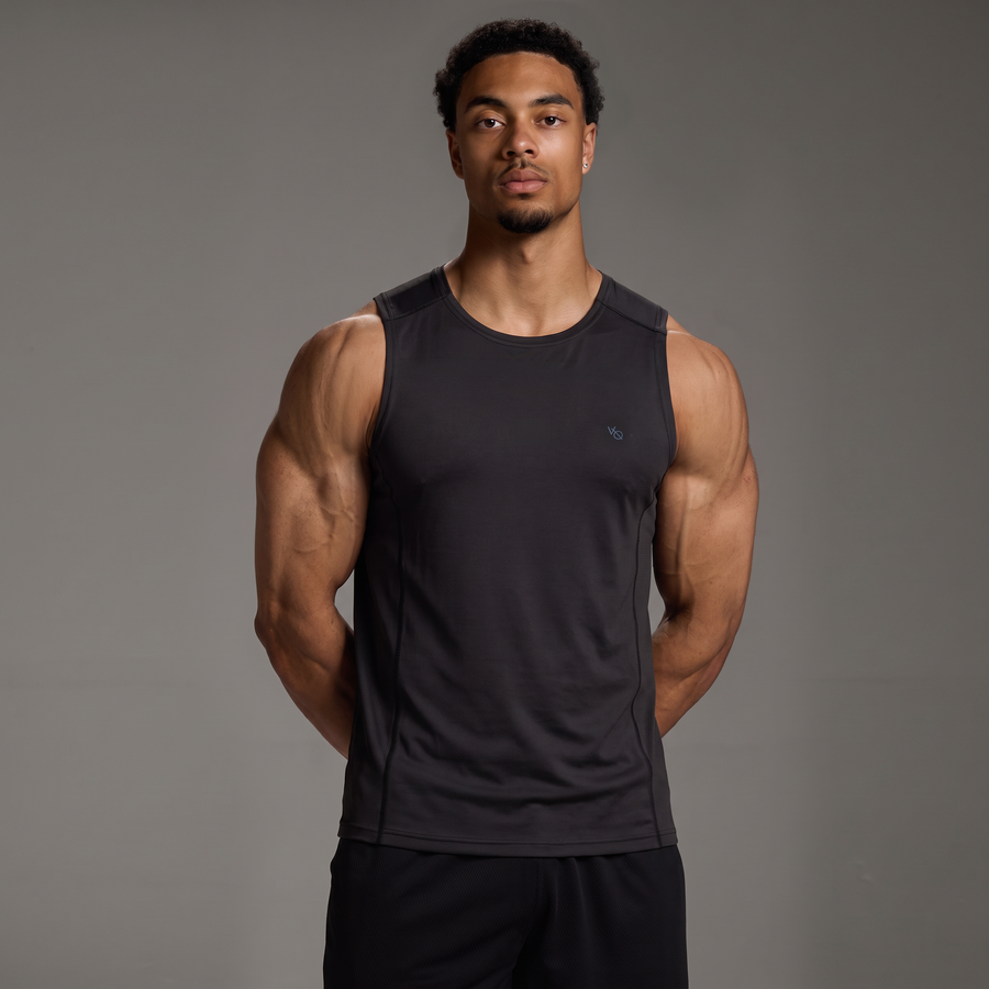 EVOLVE BLACK SLIM FIT PERFORMANCE TANK 1枚目の画像