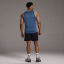 EVOLVE BLUE GREY SLIM FIT PERFORMANCE TANK 4枚目の画像