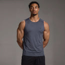 EVOLVE DARK GREY SLIM FIT PERFORMANCE TANK 1枚目の画像