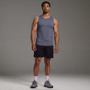 EVOLVE DARK GREY SLIM FIT PERFORMANCE TANK 3枚目の画像