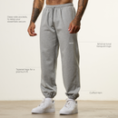 Vanquish Essential Grey Melange Oversized Sweatpants 2枚目の画像