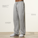 Vanquish Essential V2 Grey Melange Straight Leg Sweatpants 2枚目の画像