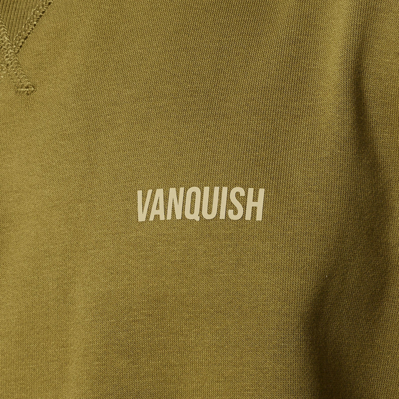 Vanquish Essential Olive Green Oversized Sweatshirt 4枚目の画像