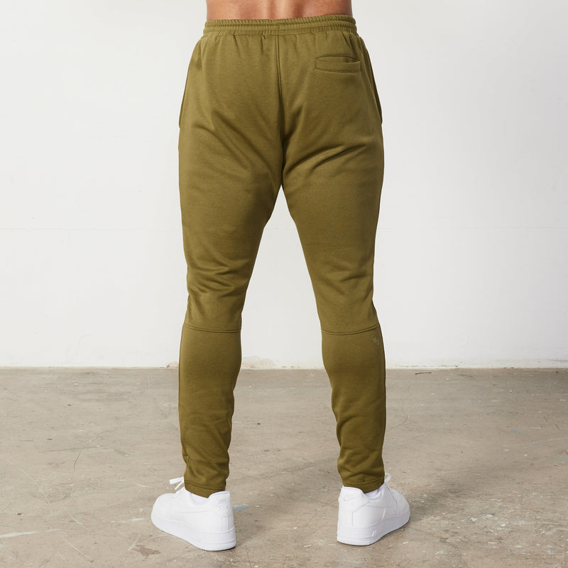 Vanquish Essential Olive Green Tapered Fit Sweatpants 3枚目の画像