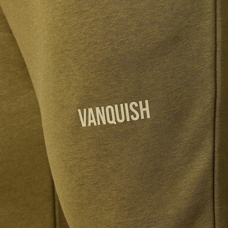 Vanquish Essential Olive Green Tapered Fit Sweatpants 2枚目の画像