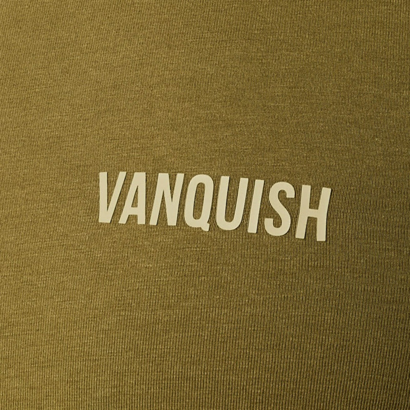 Vanquish Essential Olive Green Slim Fit Long Sleeve T Shirt 2枚目の画像