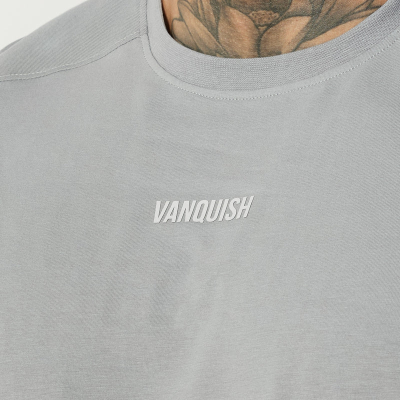 Vanquish Essential Steel Grey Oversized T Shirt 3枚目の画像