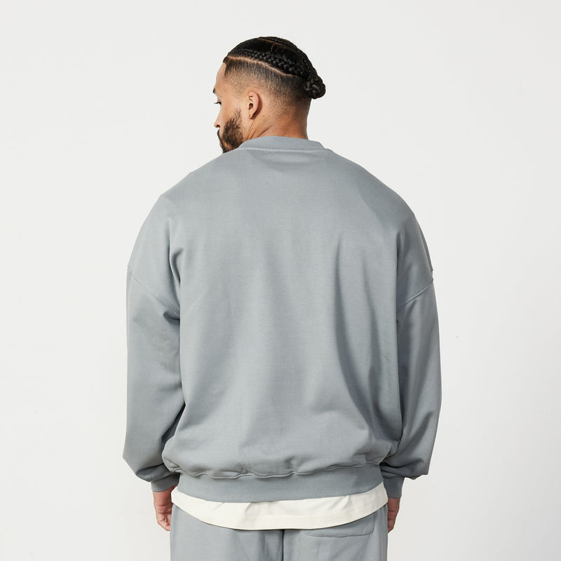 Vanquish Essential Steel Grey Oversized Sweatshirt 4枚目の画像