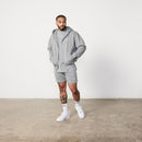Vanquish Essential Steel Grey Oversized Full Zip Hoodie 2枚目の画像