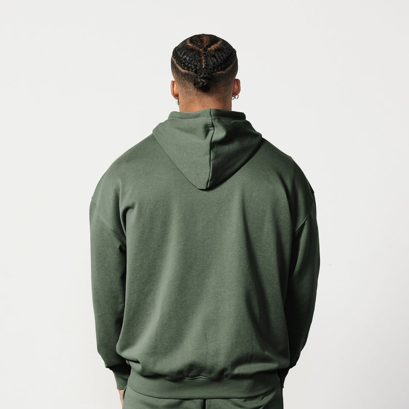 Vanquish Essential Forest Green Oversized Pullover Hoodie 3枚目の画像