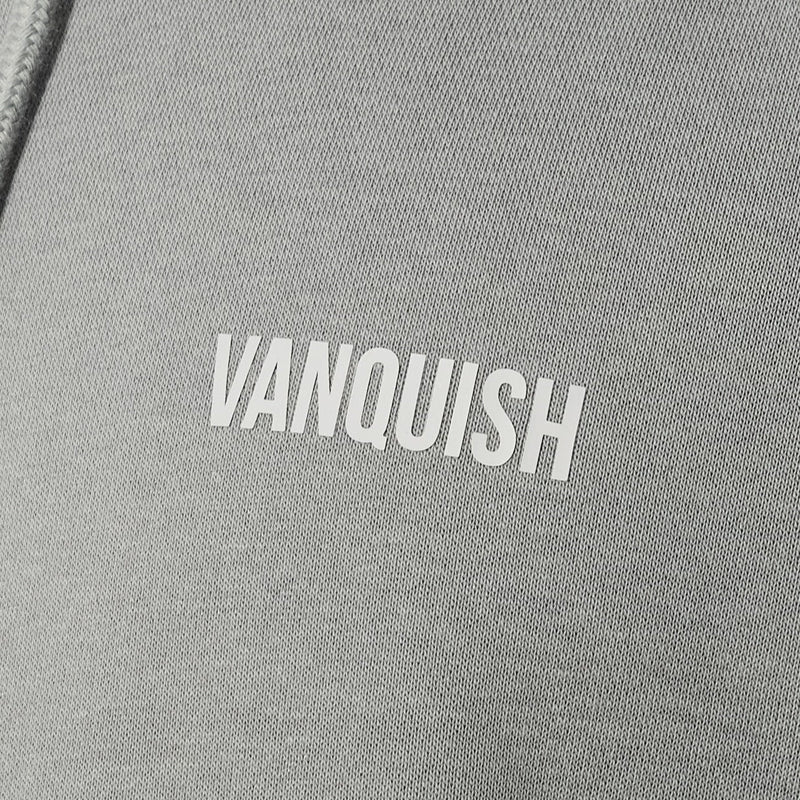 Vanquish Essential Steel Grey Oversized Pullover Hoodie 3枚目の画像