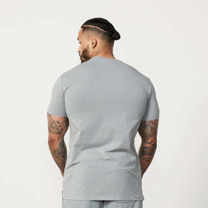 Vanquish Essential Steel Grey Slim Fit Short Sleeve T Shirt 4枚目の画像