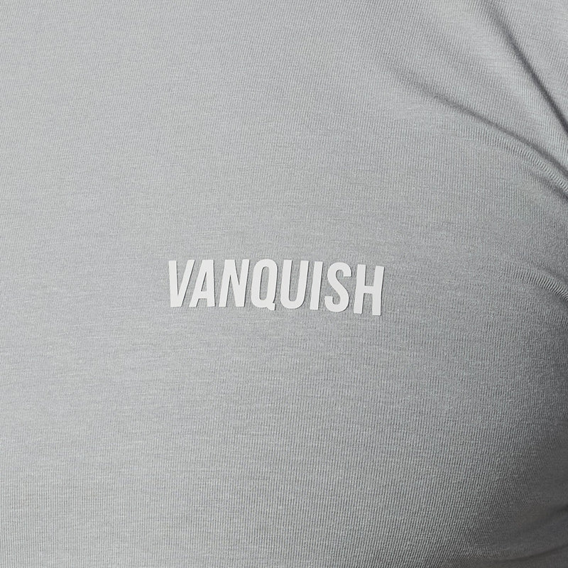 Vanquish Essential Steel Grey Slim Fit Short Sleeve T Shirt 3枚目の画像