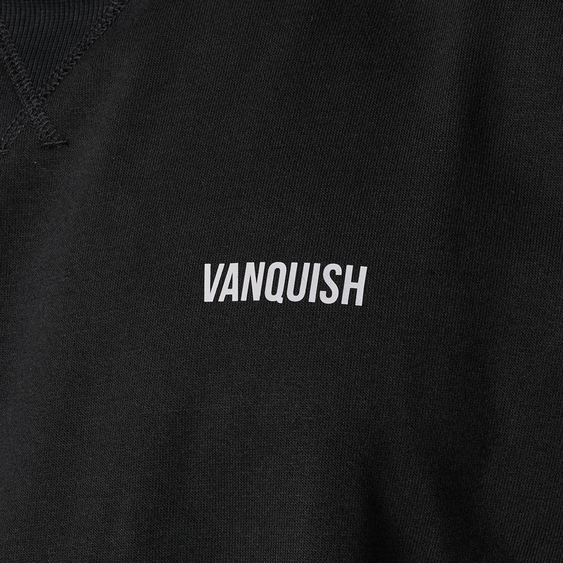 Vanquish Essential Black Oversized Sweatshirt 3枚目の画像