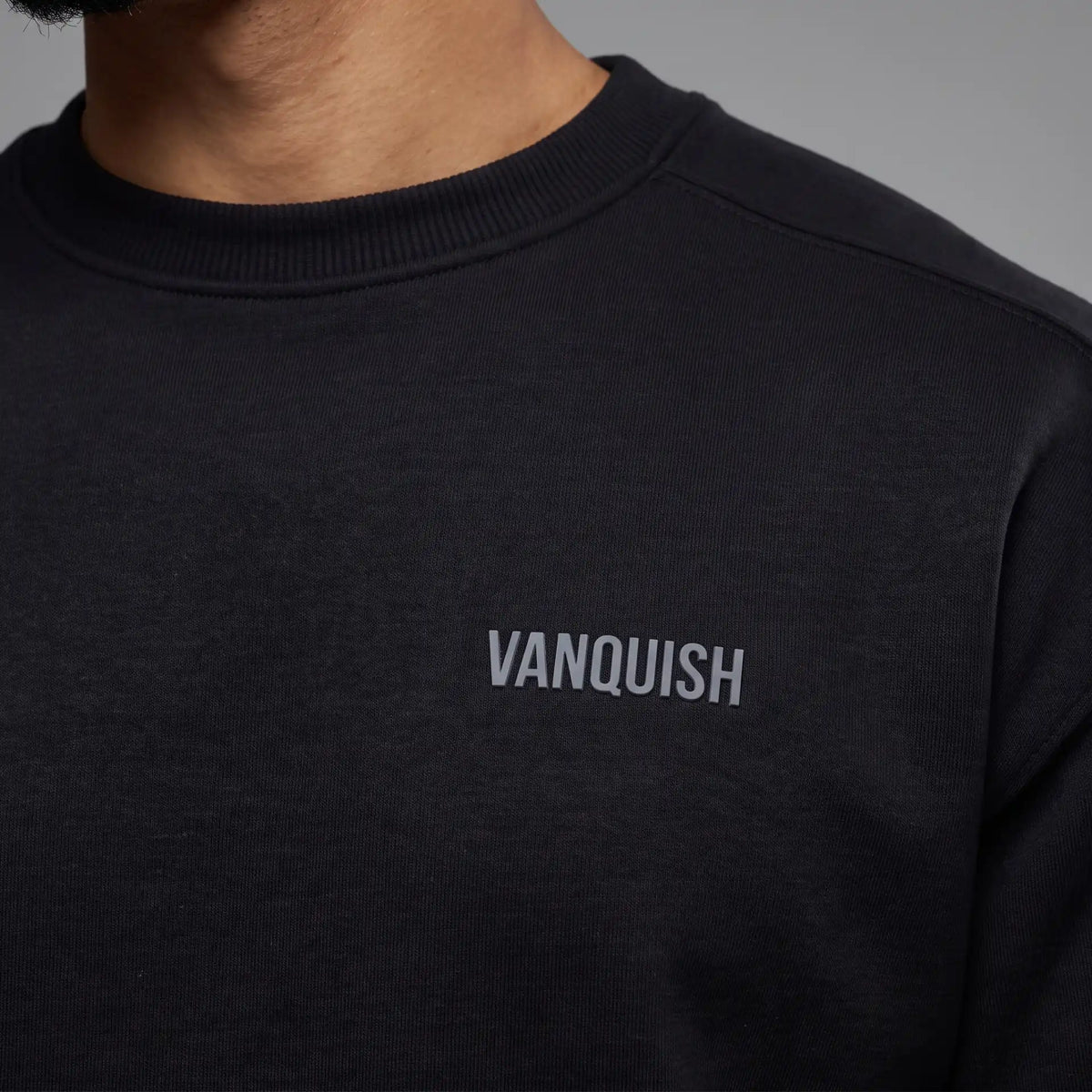 EVOLVE BLACK OVERSIZED SWEATER 2枚目の画像